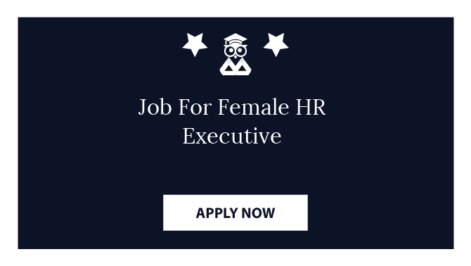 Job For Female HR Executive