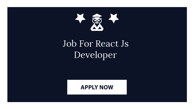 Job For React Js Developer