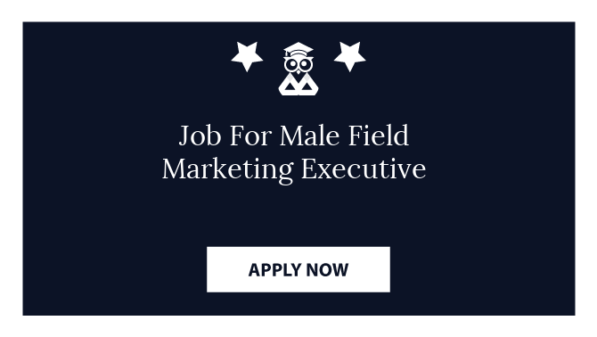 Job For Male Field Marketing Executive