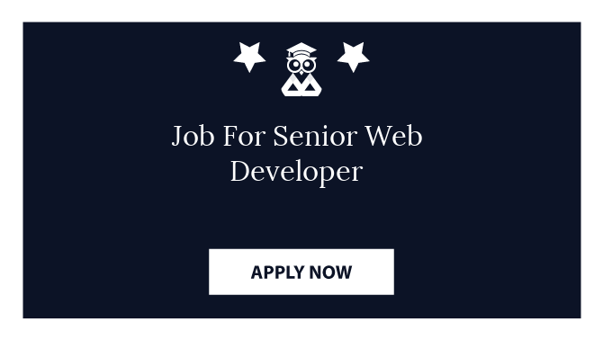 Job For Senior Web Developer