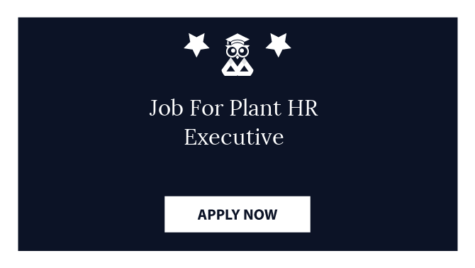 Job For Plant HR Executive