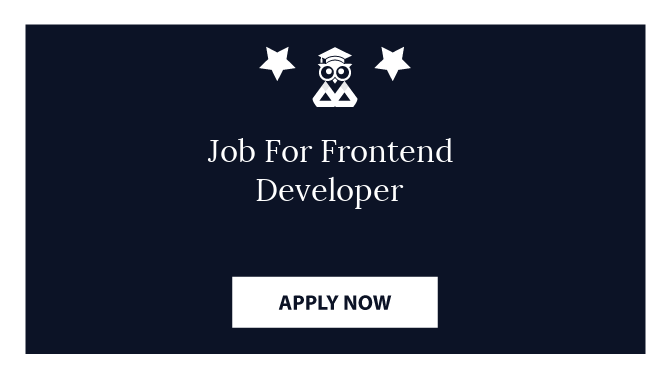 Job For Frontend Developer