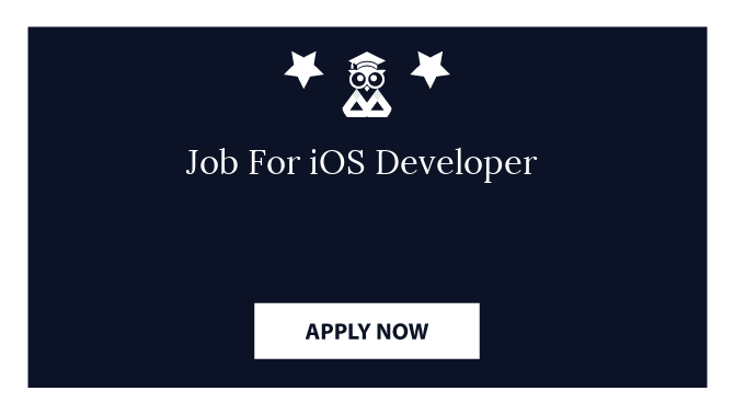 Job For iOS Developer