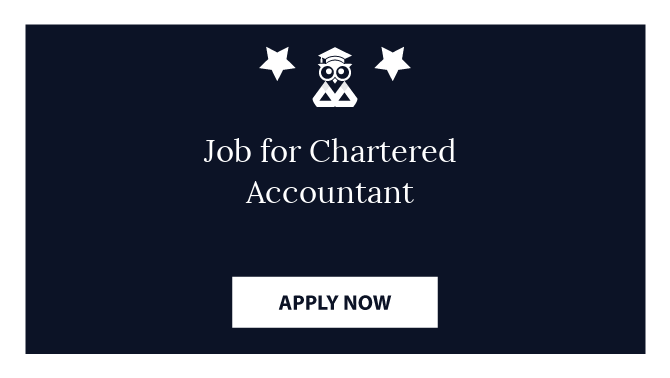 Job for Chartered Accountant