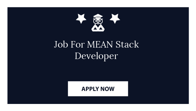 Job For MEAN Stack Developer