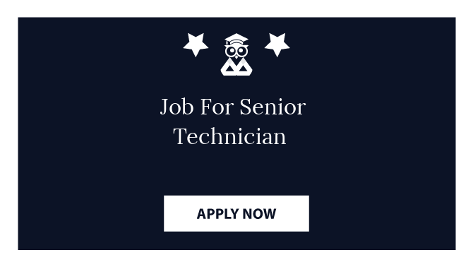 Job For Senior Technician 