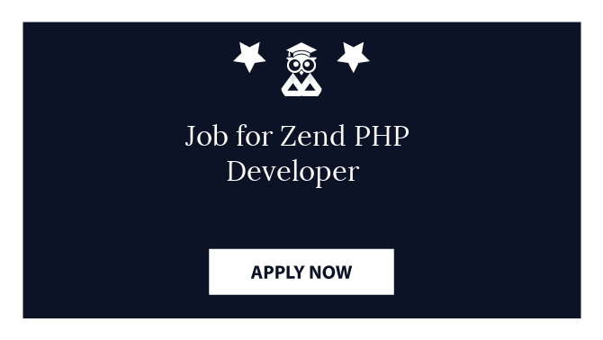 Job for Zend PHP Developer 