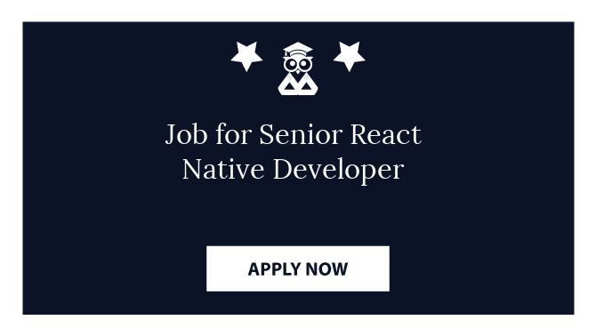 Job for Senior React Native Developer