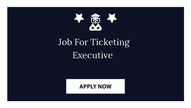 Job For Ticketing Executive 