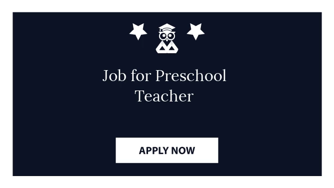Job for Preschool Teacher