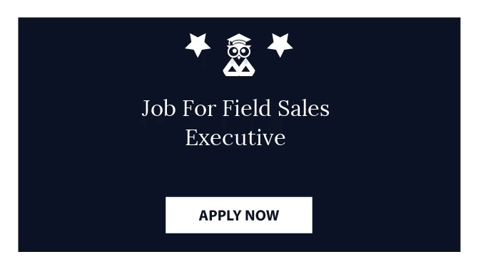 Job For Field Sales Executive