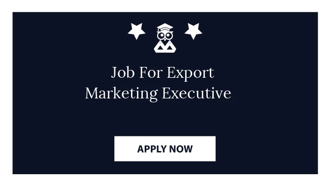 Job For Export Marketing Executive  