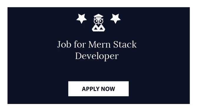 Job for Mern Stack Developer
