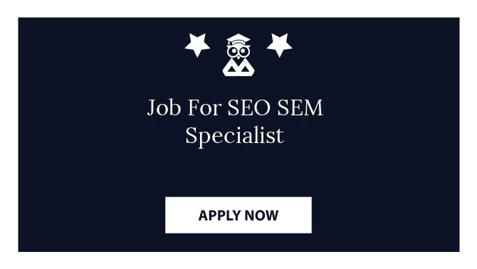 Job For SEO SEM Specialist