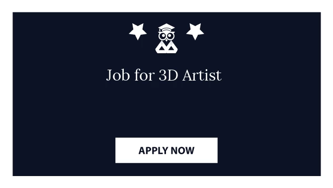 Job for 3D Artist