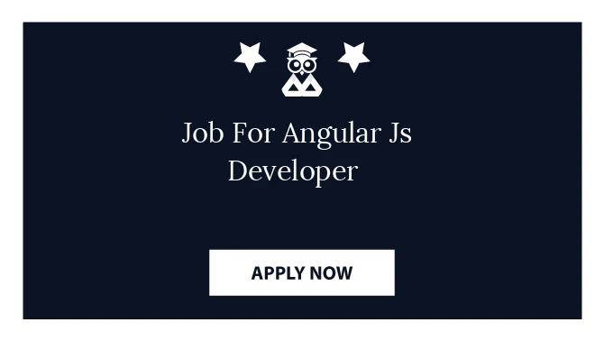 Job For Angular Js Developer 