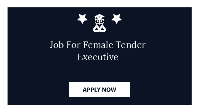 Job For Female Tender Executive