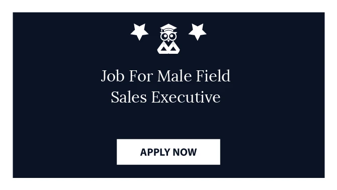 Job For Male Field Sales Executive