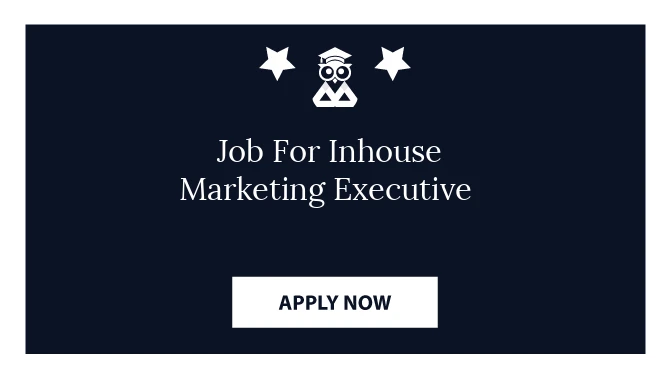 Job For Inhouse Marketing Executive 