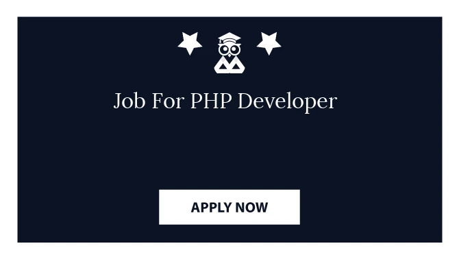 Job For PHP Developer