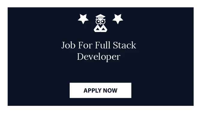 Job For Full Stack Developer