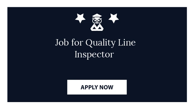 Job for Quality Line Inspector 