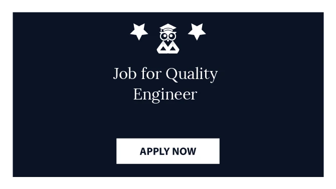 Job for Quality Engineer