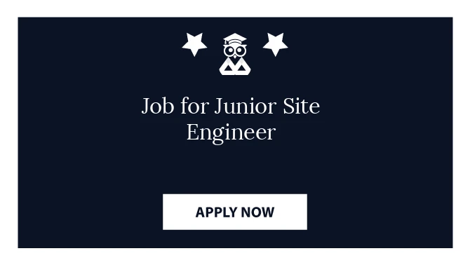 Job for Junior Site Engineer