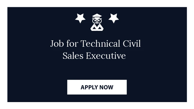 Job for Technical Civil  Sales Executive  