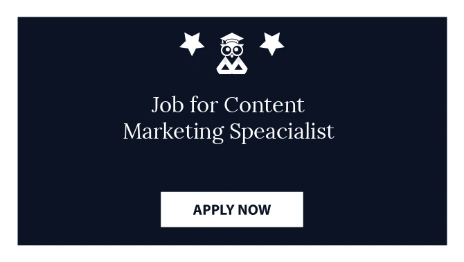 Job for Content Marketing Speacialist