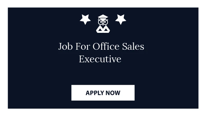 Job For Office Sales Executive 