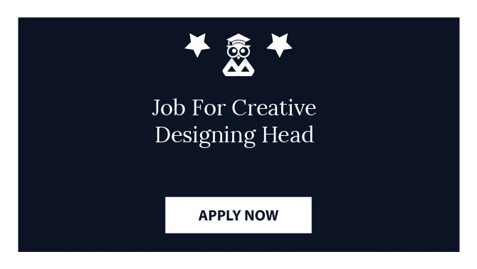 Job For Creative Designing Head