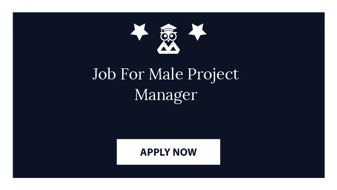 Job For Male Project Manager