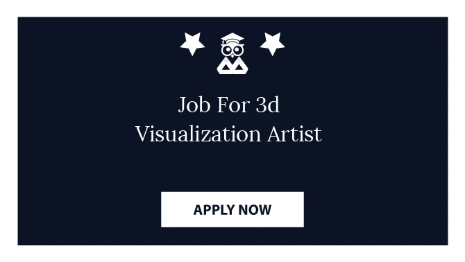 Job For 3d Visualization Artist