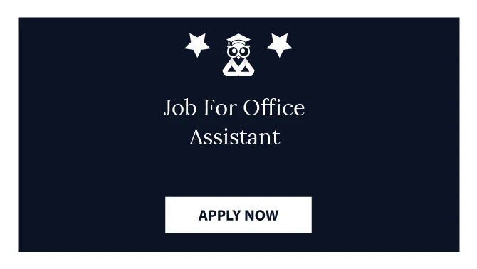 Job For Office Assistant