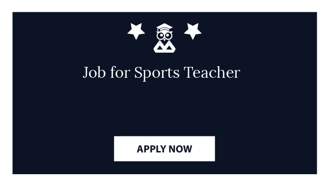 Job for Sports Teacher