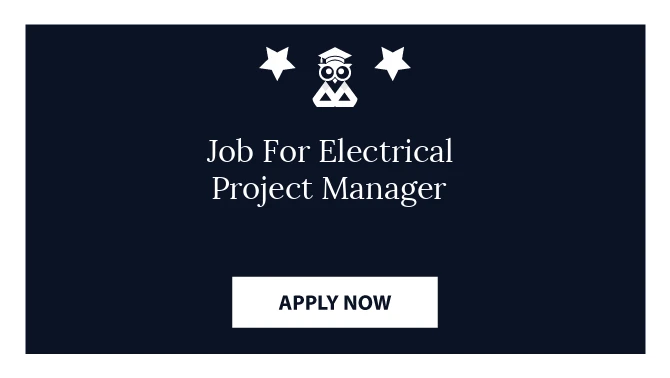 Job For Electrical Project Manager
