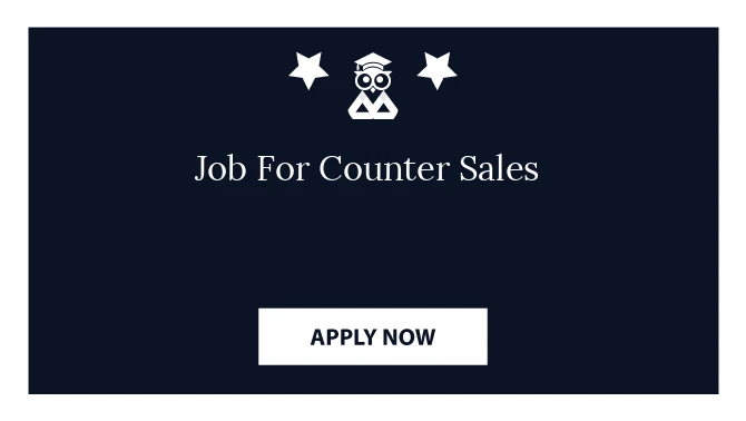 Job For Counter Sales