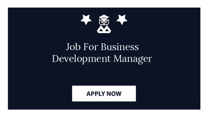 Job For Business Development Manager