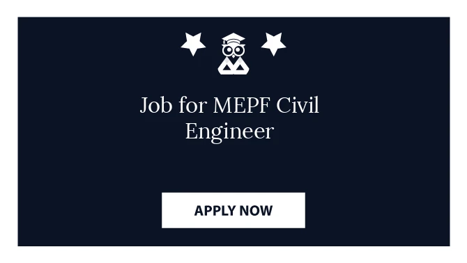 Job for MEPF Civil Engineer