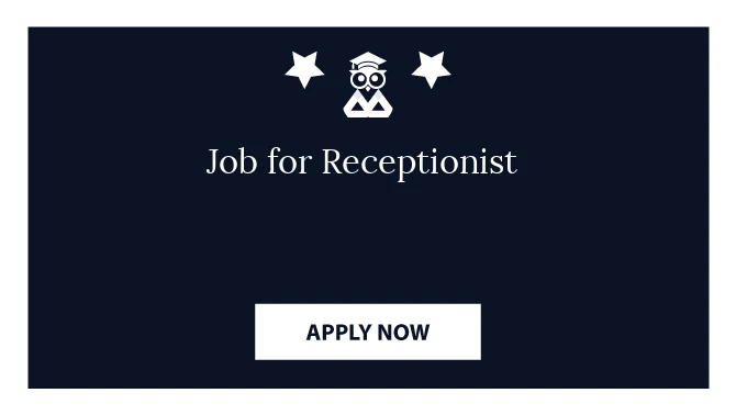 Job for Receptionist