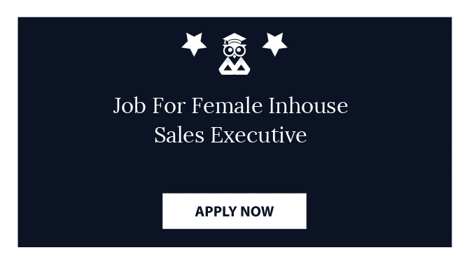 Job For Female Inhouse Sales Executive