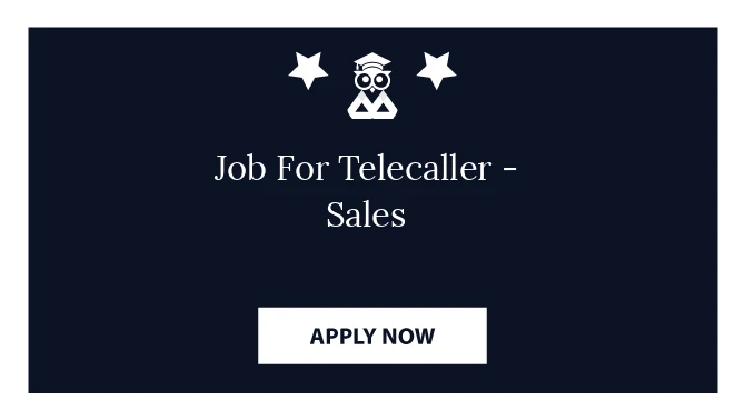 Job For Telecaller - Sales
