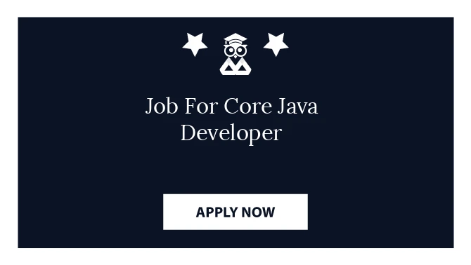 Job For Core Java Developer