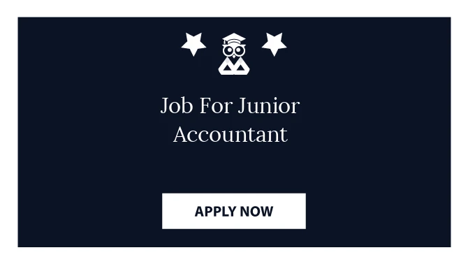Job For Junior Accountant