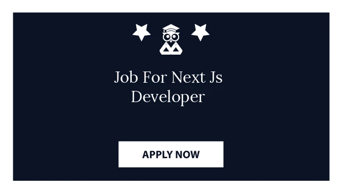 Job For Next Js Developer