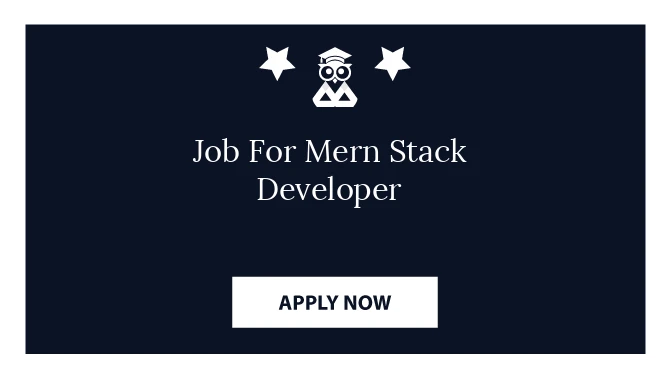 Job For Mern Stack Developer