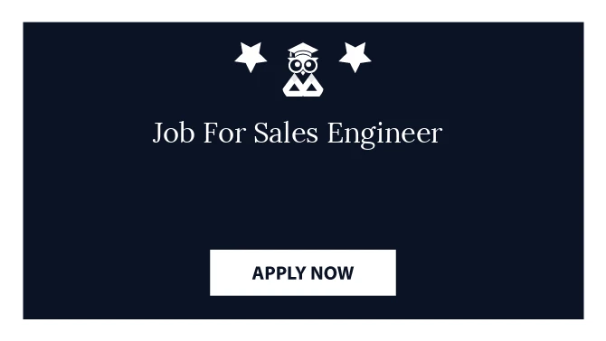 Job For Sales Engineer