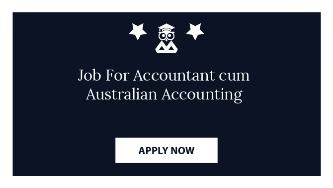 Job For Accountant cum Australian Accounting
