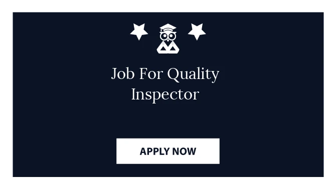 Job For Quality Inspector